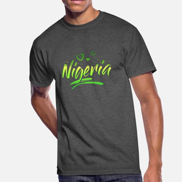 

nigeria t shirt men custom 100% cotton o neck clothes anti-wrinkle fashion summer style trend shirt