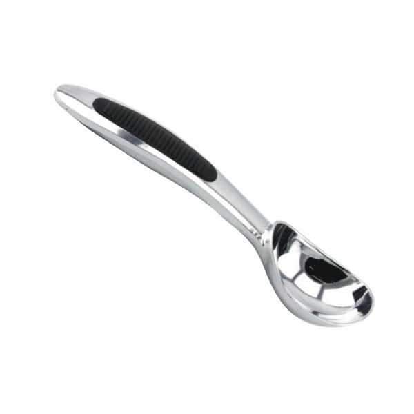 

kitchen heavy duty black handle zinc alloy spoon dessert ice cream scoop tool