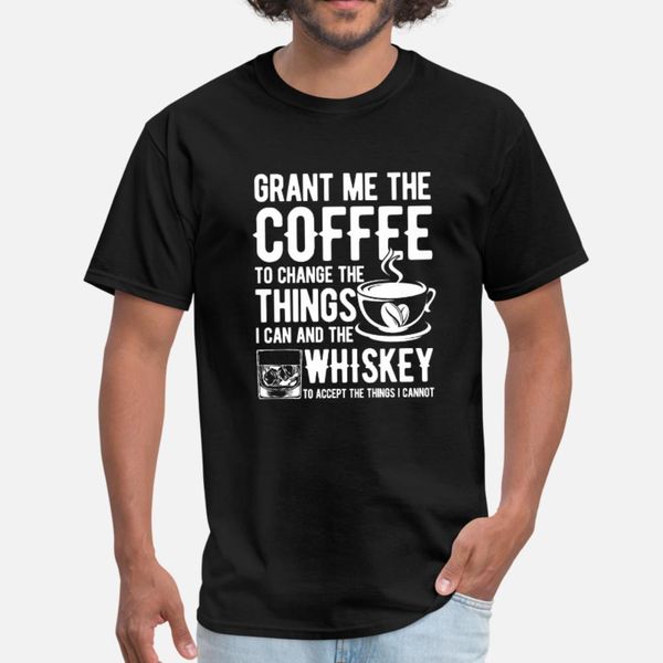 

grant me the coffee to change the things t shirt men designing tee shirt crew neck original interesting breathable summer family shirt