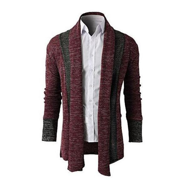 

2020 new men sweater stitching spring thin cardigan mens casual jacket -xxl size ing, White;black