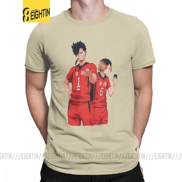 

haikyuu t shirts men 100% cotton t-shirt kuroo anime bokuto oya manga shoyo volleyball tee shirt short sleeve clothes plus size