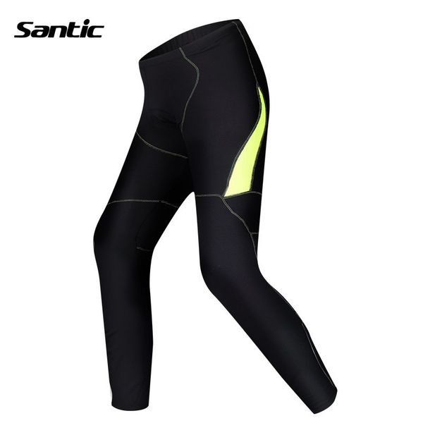 

santic winter green line велоспорт штаны длинного велоспорт джерси брюки проложенный gel pantalones mens full для 4xl mc04027, Black;blue