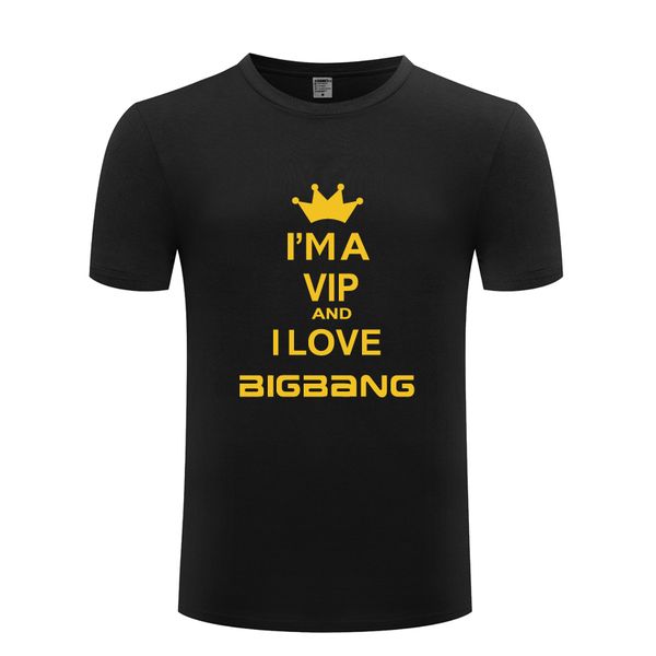 

i am a vip and i love bigbang men's t-shirt t shirt men 2018 new short sleeve o neck cotton casual tee