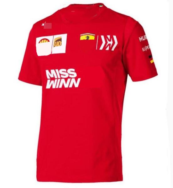 

f1 formula 1 polo shirt 2020 alfa romeo kimi raikkonen racing suit short sleeve lapel quick-drying short-sleeved t-shirt