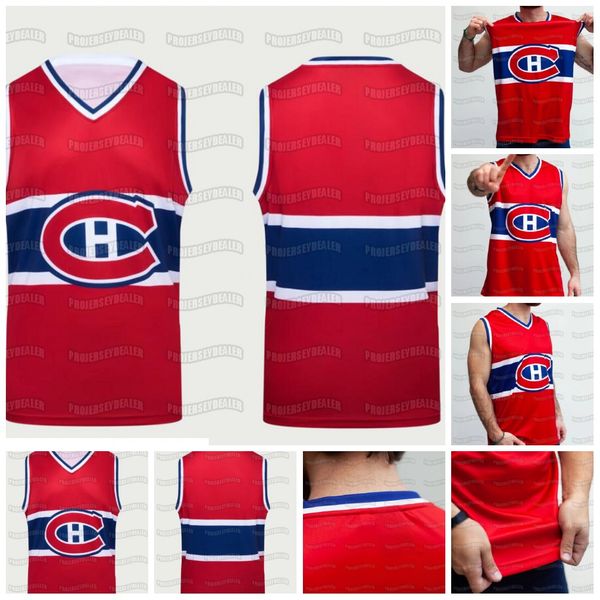 

carey price 2020 montreal canadiens brendan gallagher max domi richard danault drouin kotkaniemi tomas tatar weber petry tank hockey jersey, Black;red