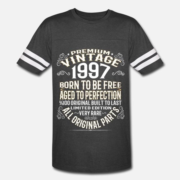 

premium vintage 1997 t shirt men design tee shirt s-3xl family fitness humor summer style original shirt