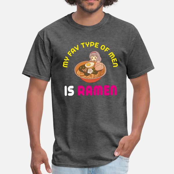 

мой fav тип мужчин ramen смешные ramen лапша тенниска мужчин дизайн футболка crew neck урожай солнечный свет новый стиль лета outfit рубашки