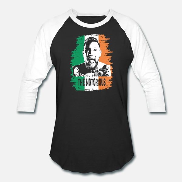 

notorious irish t shirt men customized tee shirt s-xxxl letters fitness new style spring autumn original shirt