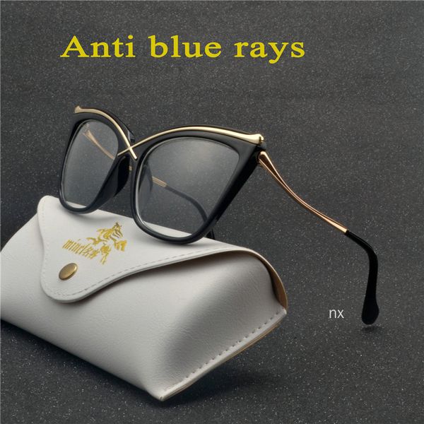 

small frame anti-blue progressive glasses women & men oversized fashion cat multifocal reading glasses with box nx, White;black