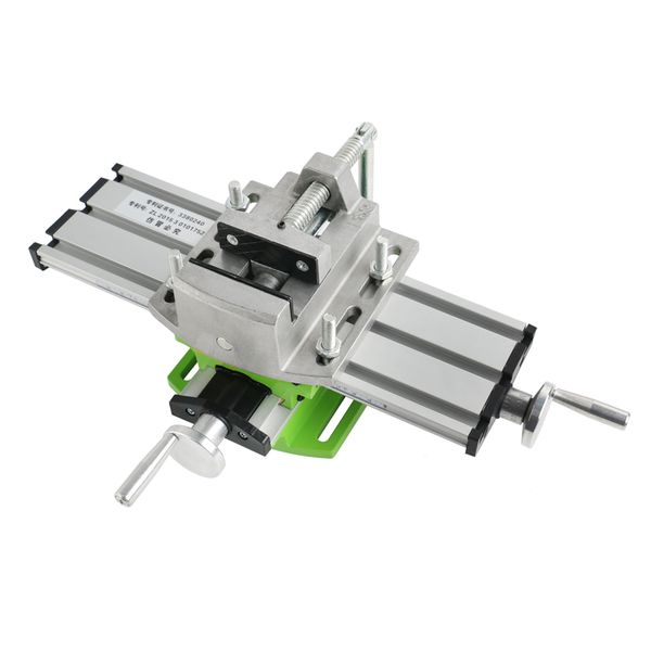 

mini multifunction lathe milling machine bench drill vise worktable with x y bidirectional coordinate axis