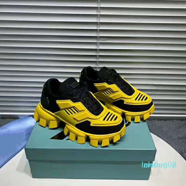 

2020 новая мода дизайнерская обувь cloudbust thunder low top открытый mesh мужчины женщины черный подошва обуви желтый повседневная обувь ра, Black