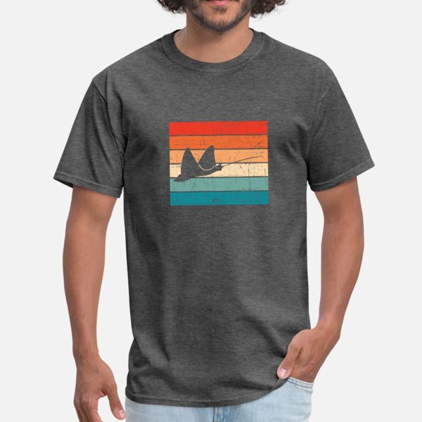 

silhouette of manta ray t shirt men customize tee shirt plus size 3xl standard crazy comfortable summer standard shirt