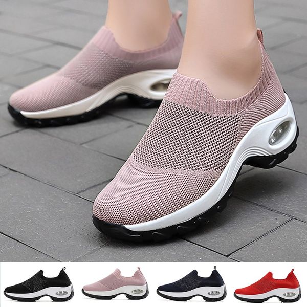 

brand womens walking shoes breathable light outdoor cushioning sport jogging shoes non-slip sneakers