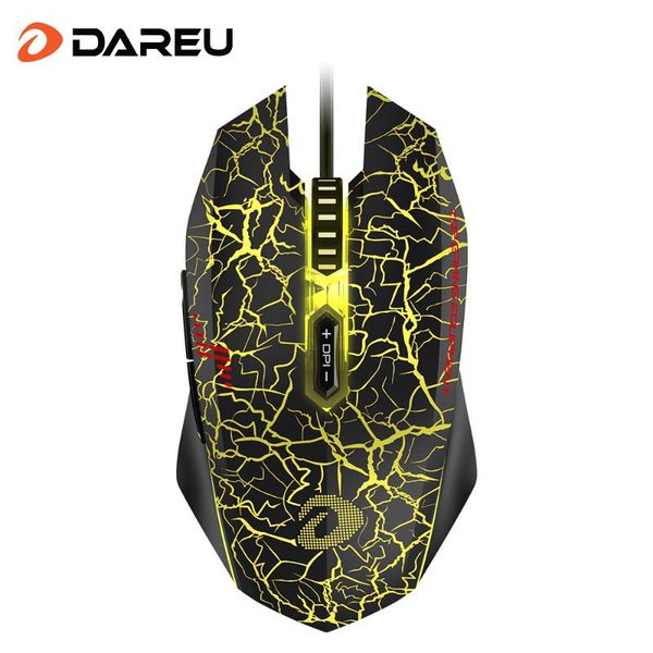 

dareu em915 gaming mouse 30 million life 7 button optical wired mice with backlight & mouse driver for computer pc lapgamer