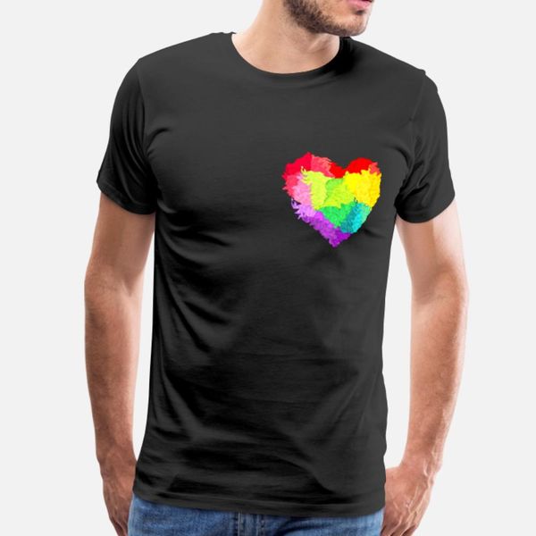 

lgbt gay pride heart lesbian gift t shirt men create short sleeve o neck leisure famous fashion spring autumn natural shirt