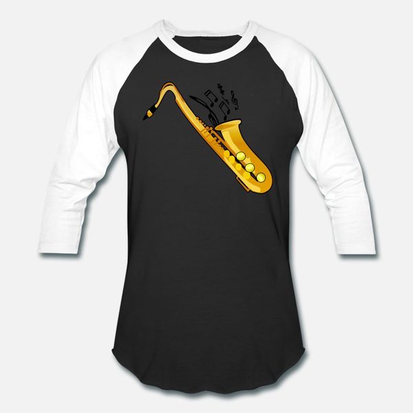 

saxophone t shirt men custom tee shirt round collar basic solid fitness casual spring novelty shirt