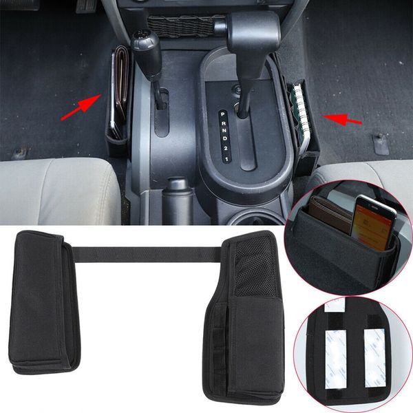 

car gear shift storage bag organizer tray for wrangler jk 2007-2010