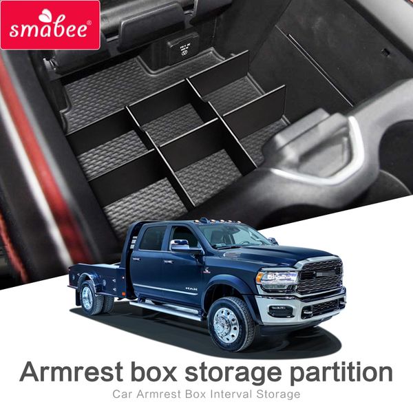 

car armrest box storage partition for dodge 1500 2500 3500 2020-2020 auto central armrest layered manager accessories