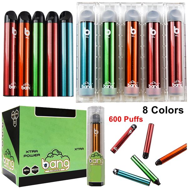 

Новые Банг XL Одноразовый Pod устройства 600 пуфы Starter Kit 2,0 мл Масло Телеги 450mAh Аккумулятор Vape Pen E-Сигареты Комплекты КАРТРИДЖ Пусто стручок