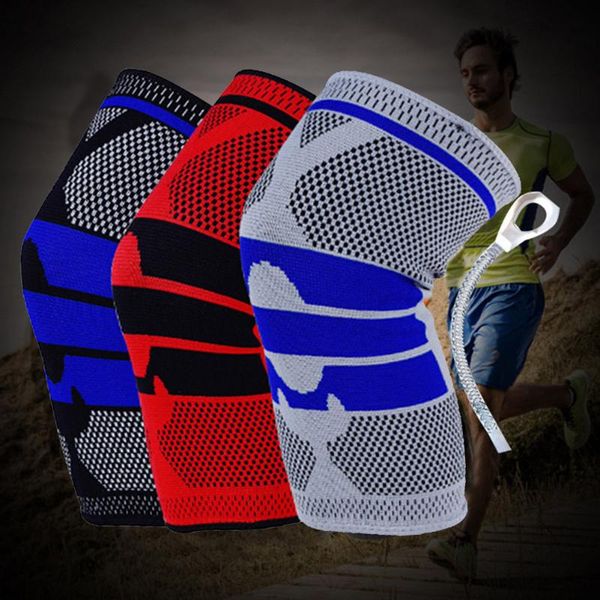

basketball knee pads riding hiking running fitness outdoor knee protectors fitness hiking pad brace, Black;gray