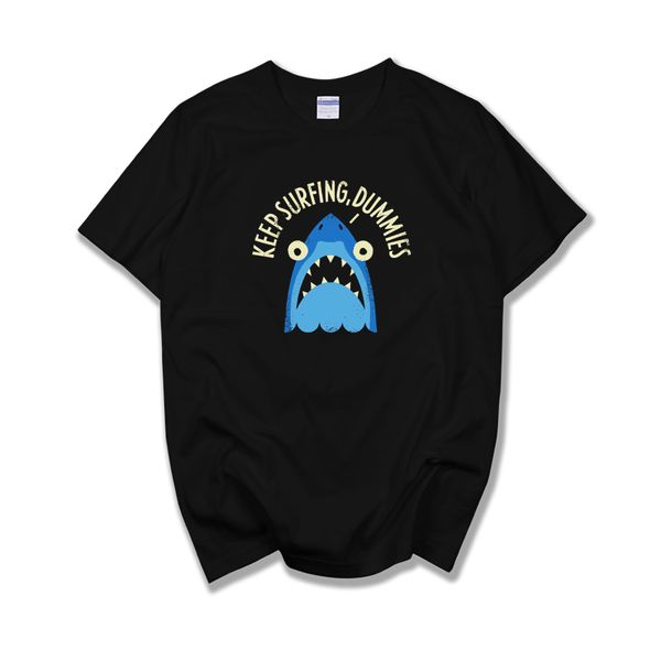 

shark graphic t shirt tee shirts male female jersey funny cute t streetwear summer short sleeve keep surfing