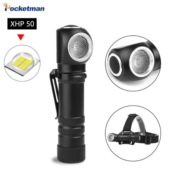 

xhp50 most bright led magnetic charging can as headlights 12 lens torch built-in 18650 battery multi-purpose lighting