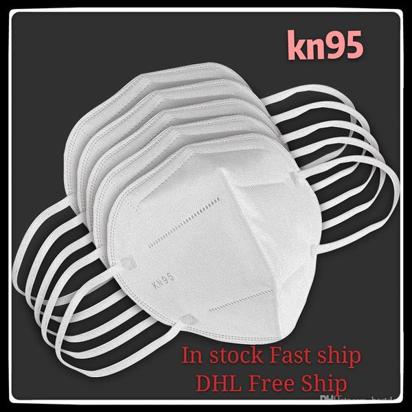 

Free shipping KN95KN95 mask 5-layer filter safety PM2.5 dust mask can be exported to the United States disposable 3D Face mask with FFP2 cer