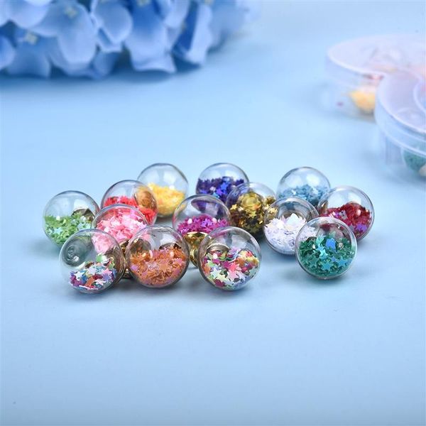 

56pcs/set diy glass pendant charms handmade pendant necklace earrings glass charms for jewelry making accessories