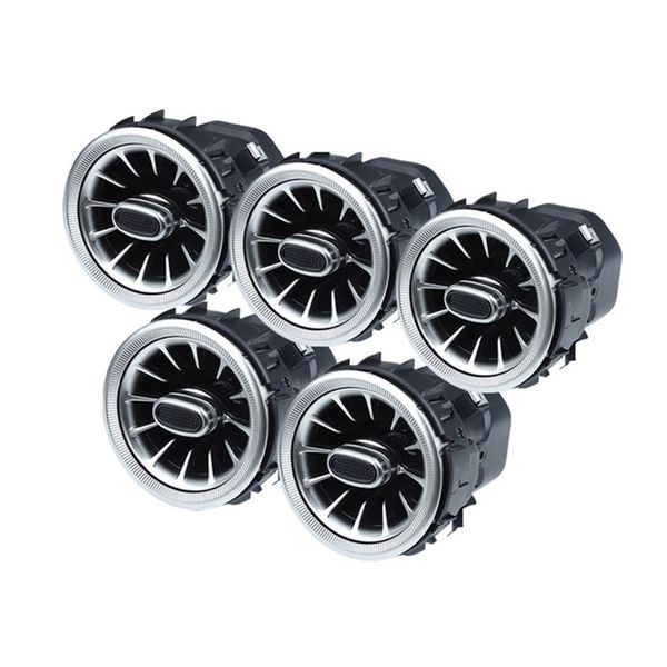 

64 colors led turbine air vent car air condition vent decoration ambient light lamp for c class w205
