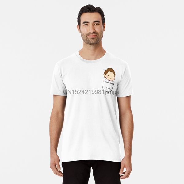 

мужчины t shirt criminal minds spencer reid в кармане премиум тенниска женщин футболки