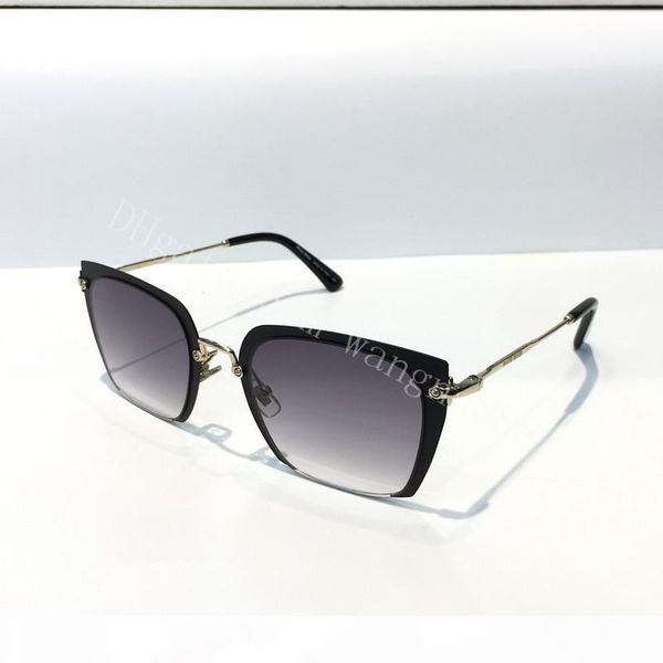 

new smu sunglasses women brand designer sunglasses mu07os square frame sunglasses crystal metarial fashion women style come with pink case, White;black