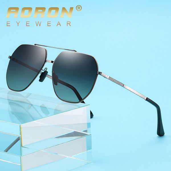 

aoron men polarized sunglasses men women square style 2020 aviation brand designer rays driving sun glasses male goggle uv400, White;black