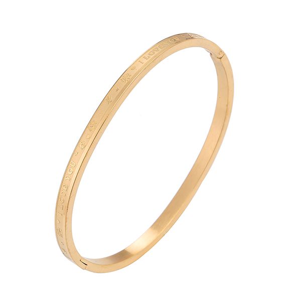 

bracelet, stainless steel jewelry, simple bracelet, fashionable atmosphere, all kinds of beautiful i love you, peach heart flower shape, Black