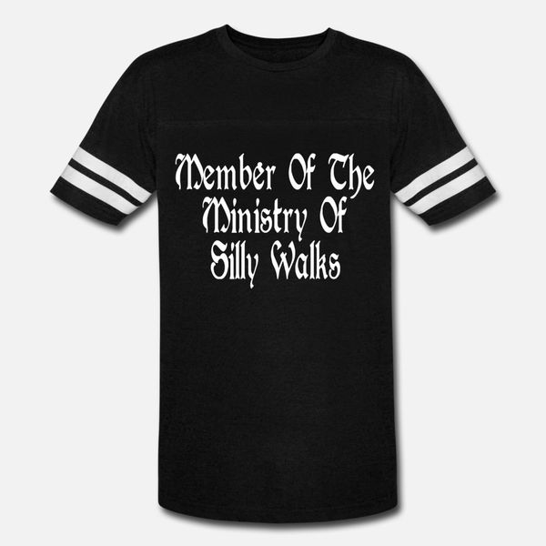 

member of the ministry of silly walks t shirt men customize 100% cotton crew neck normal crazy new fashion summer style trend shirt