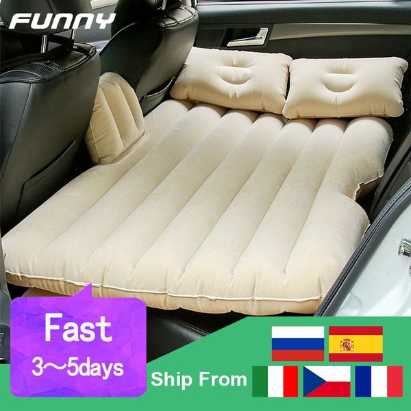 

car travel bed multifunctional inflatable mattress camping inflatable sofa with pump automotive air mattress rear rest cushion