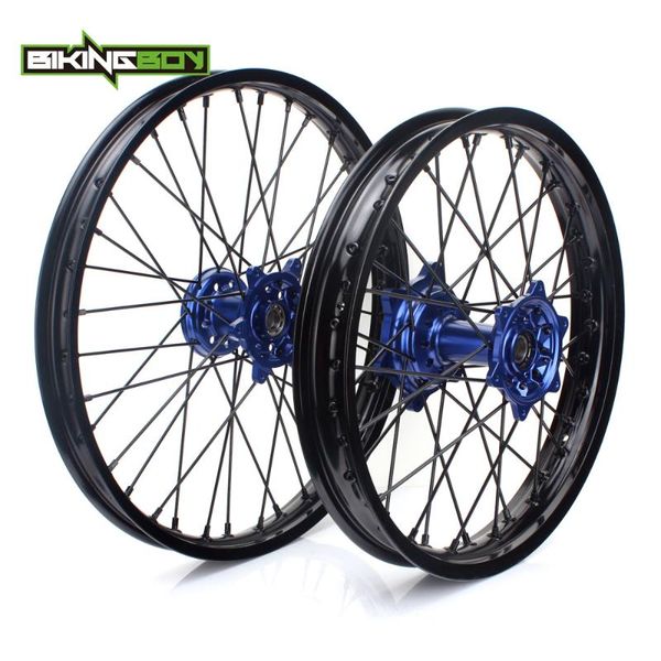 

bikingboy 21" 19" mx front rear wheels rims hubs spacers for yzf yz-f 250 450 yz 250 450f 2014 2020 2020