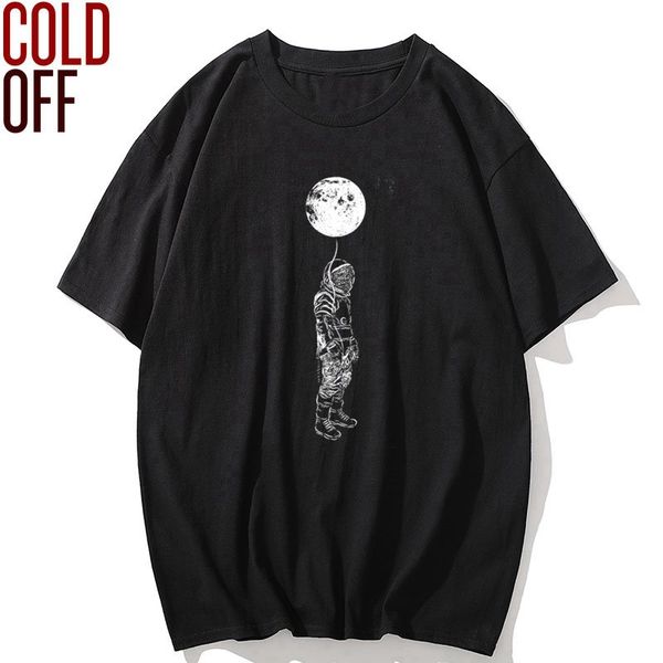 

cold off short sleeve 100% cotton space print fashion men t shirt cool loose men tshirt summer o-neck t-shirt men tee shirts top