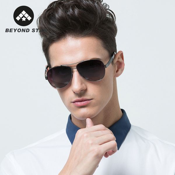 

beyondstar classic aviation sunglasses 2020 anti-glare polarized men sunglasses anti-reflective sun glasses for men gafas ar1918, White;black