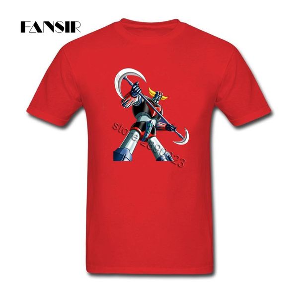 

geek t-shirt man anime mazinger z men t shirt short sleeve o neck tee