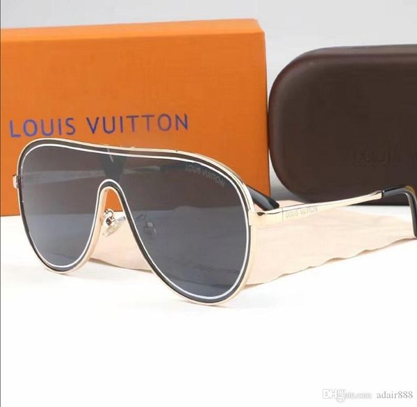 

lo uis vui tton mens designer sunglasses womens designer glasses oversized men des lunettes de soleil sunglasses aviator polariz, Blue;gray