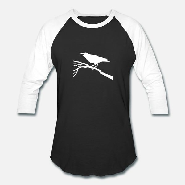 

raven on a branch t shirt men designs cotton euro size s-3xl male interesting casual spring family shirt