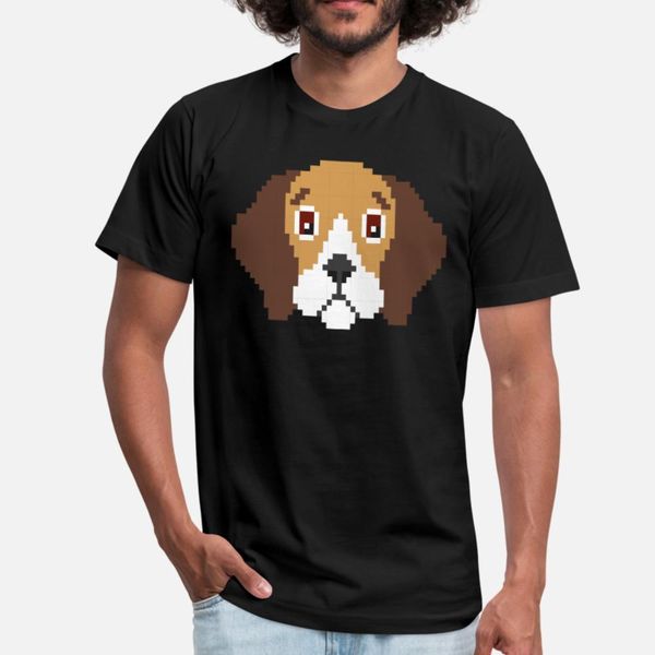 

retro pixel beagle gamer gift gaming video game t shirt men printing 100% cotton round collar original famous funny natural shirt