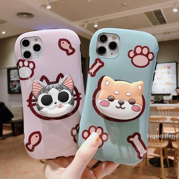 

mytoto cute cartoon rabbit dog girly phone cases for iphone 11 pro xs max x 8 7 6 6s plus xr i8p stand holder back cover coque funda