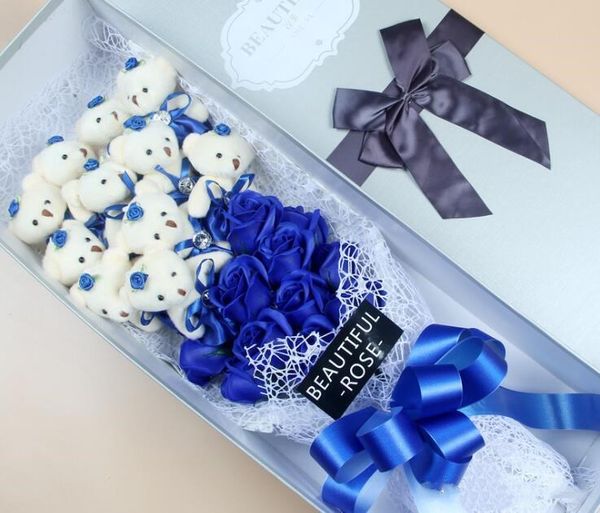 

для day rose свадебный медведь медведь плюшевые игрушки плюшевые игрушки невеста фаршированные мини букетами фаршированные box валентина bbg