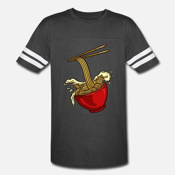 

ramen noodle bowl kanagawa t shirt men character 100% cotton o-neck clothing famous new fashion summer style unique shirt