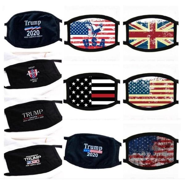 

Designer Cute Funny Cotton Party Anime Printed Masks Adult Anti Dust Mouth Muffle American Flag Mask Reusable Washable Ear Loop Mask FY9120!