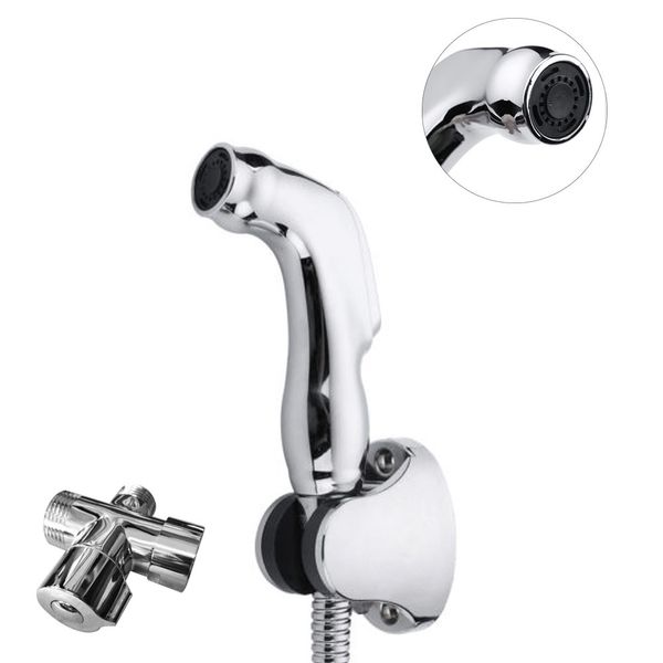 

shower head hand held t-adapter bath shower sprayer water saving 7/8