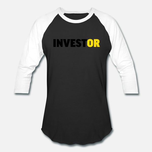 

investor t shirt men customize tee shirt plus size 3xl cool crazy building summer vintage shirt
