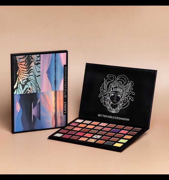 

girls eye shadow tray 40-color girls party eye shadow tray avocado warm palm