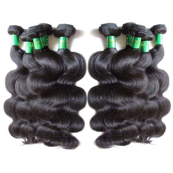 

wholesale original peruvian virgin hair body wave 1kg 10pcs unprocessed remy human hair extension bundle weave cuticle aligned hair, Black